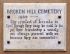 Plaque on wall of Broken Hill Cemetery, Broken Hill, NSW, Australia